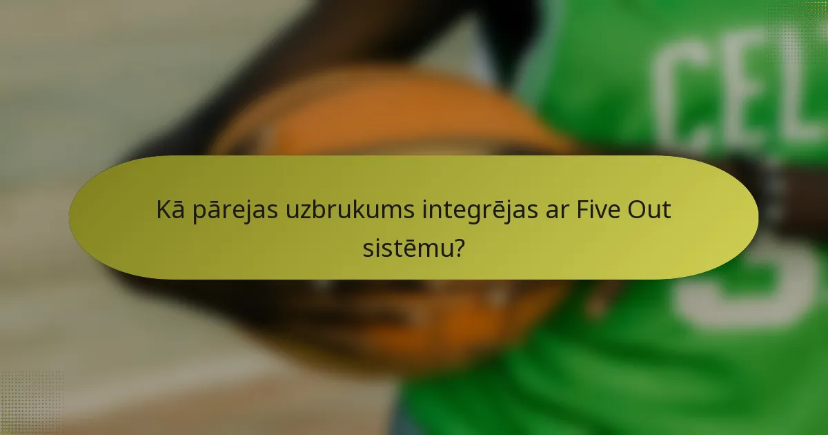 Kā pārejas uzbrukums integrējas ar Five Out sistēmu?