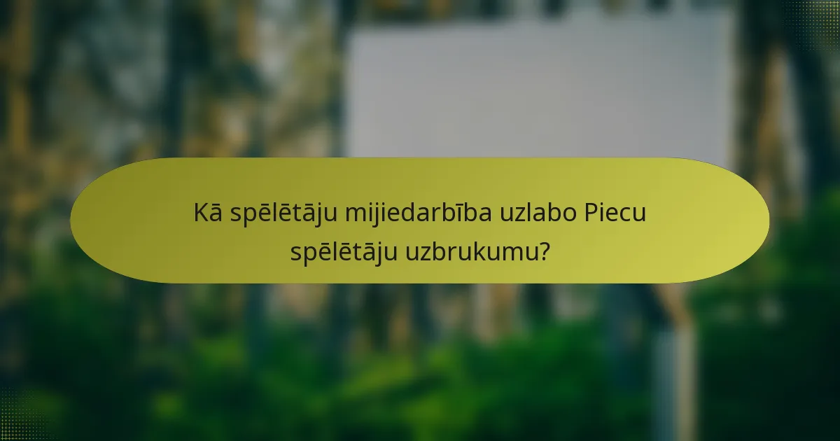 Kā spēlētāju mijiedarbība uzlabo Piecu spēlētāju uzbrukumu?