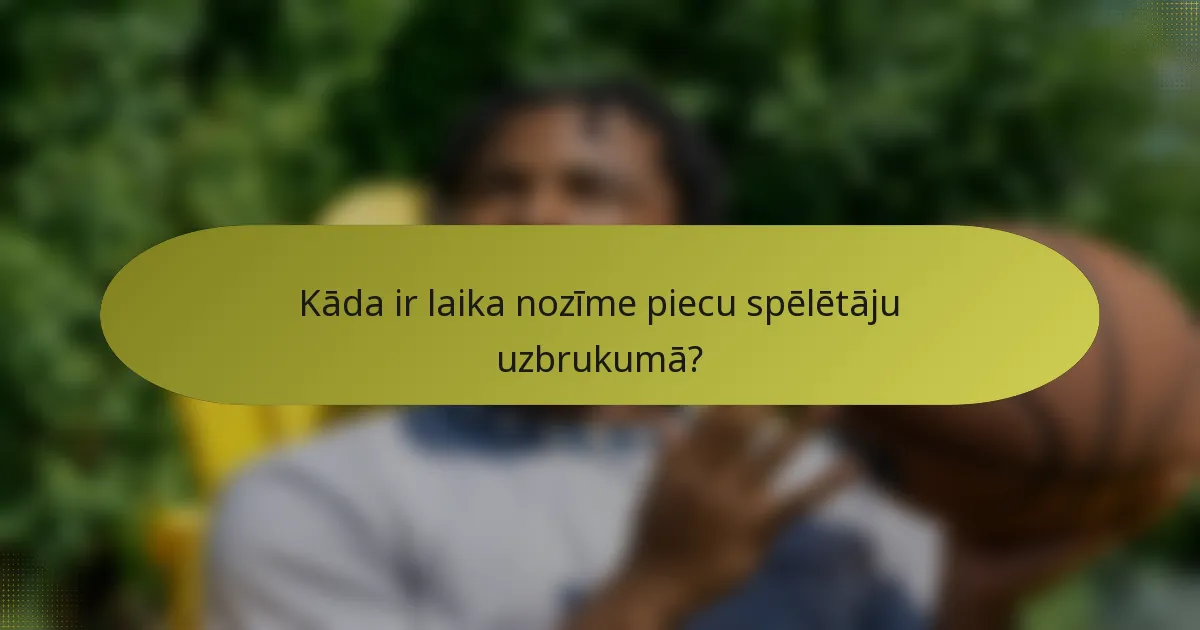 Kāda ir laika nozīme piecu spēlētāju uzbrukumā?
