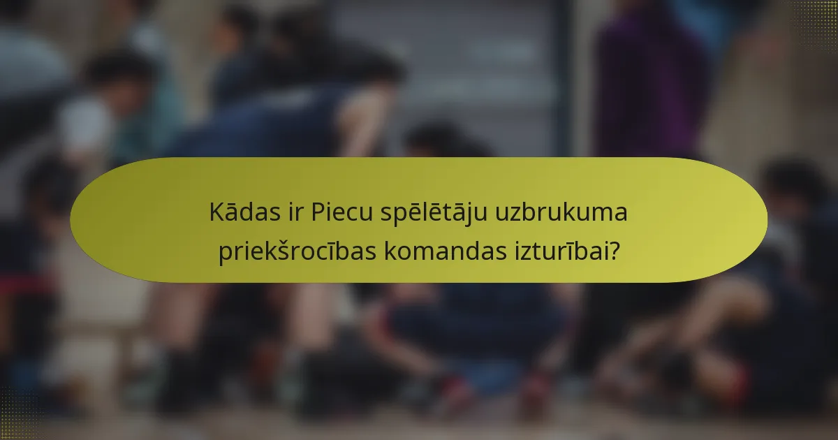 Kādas ir Piecu spēlētāju uzbrukuma priekšrocības komandas izturībai?