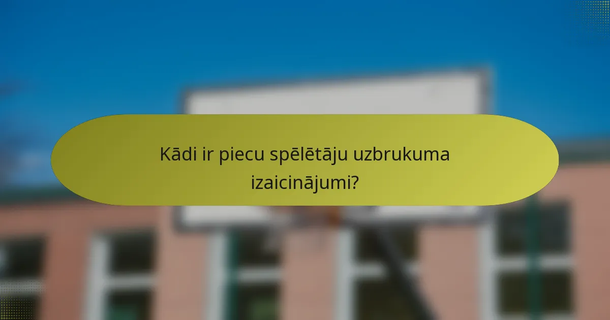 Kādi ir piecu spēlētāju uzbrukuma izaicinājumi?