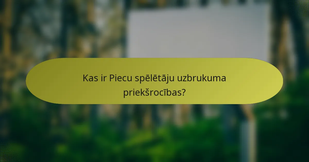 Kas ir Piecu spēlētāju uzbrukuma priekšrocības?